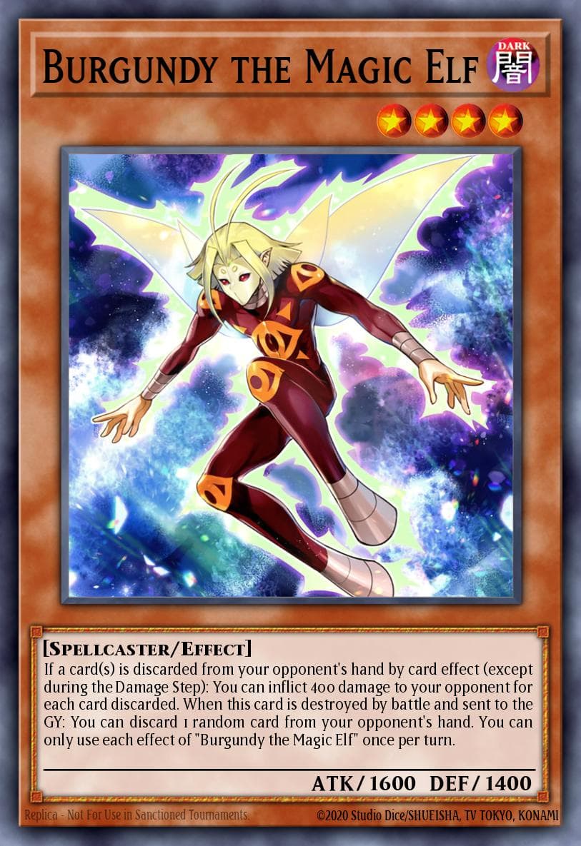 Burgundy The Magic Elf