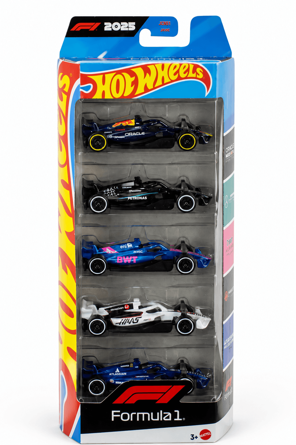 Hot Wheels Formula 1 - 5'li Set