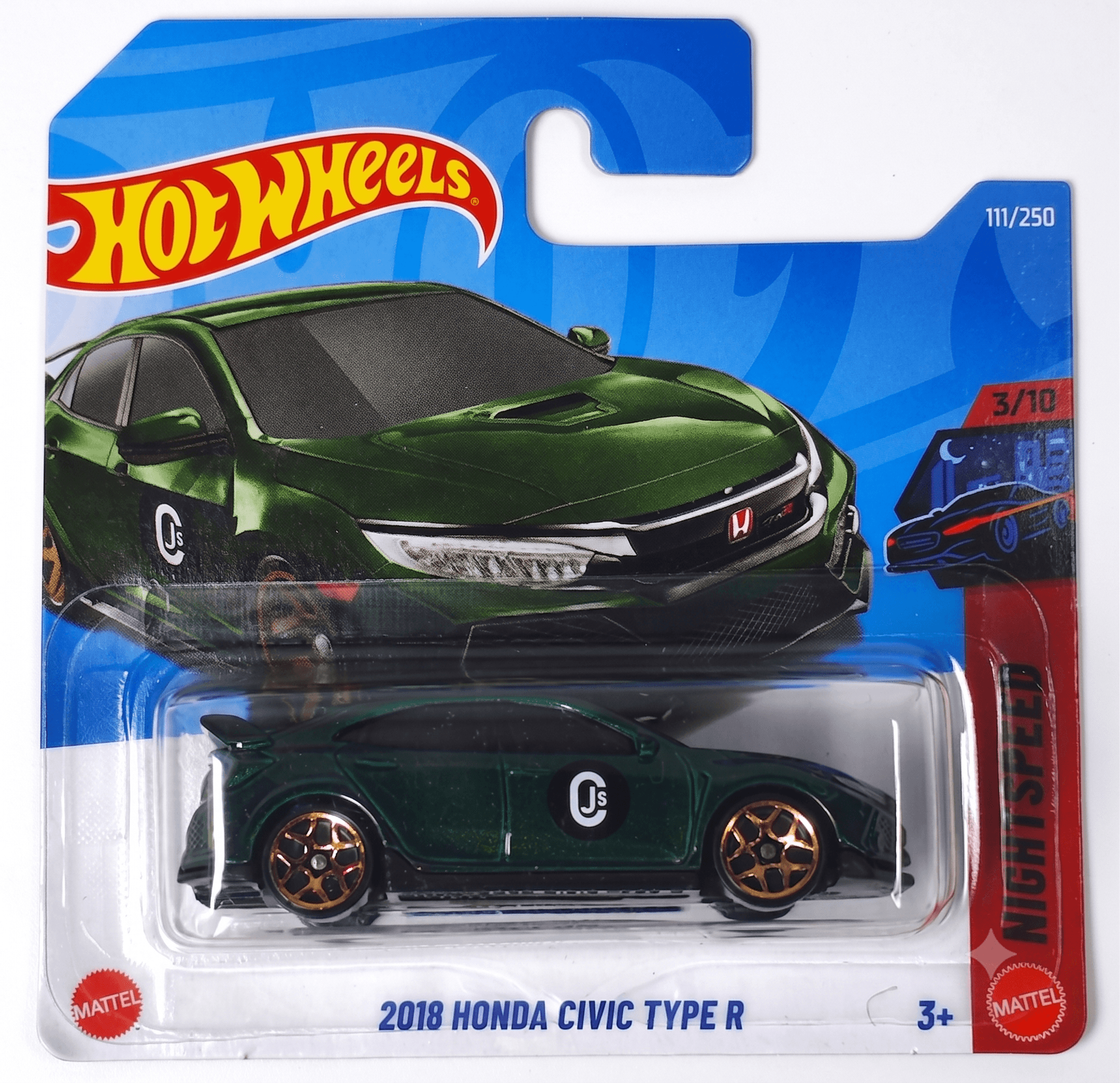2018 Honda Civic Type R - JJK87 - Hot Wheels