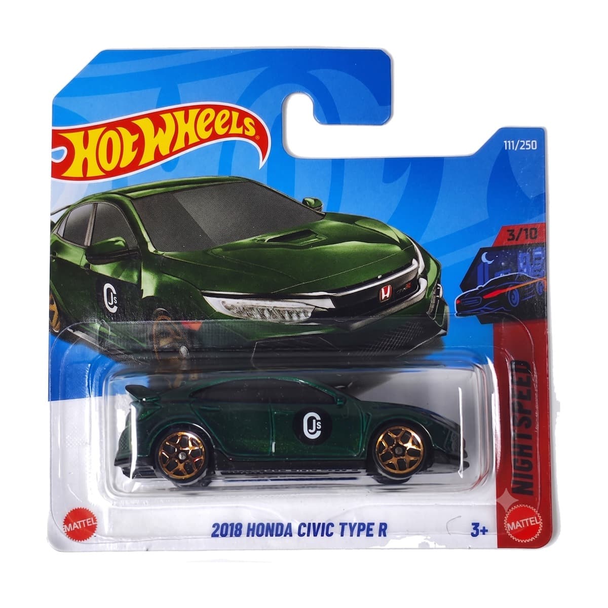 2018 Honda Civic Type R - JJK87 - Hot Wheels