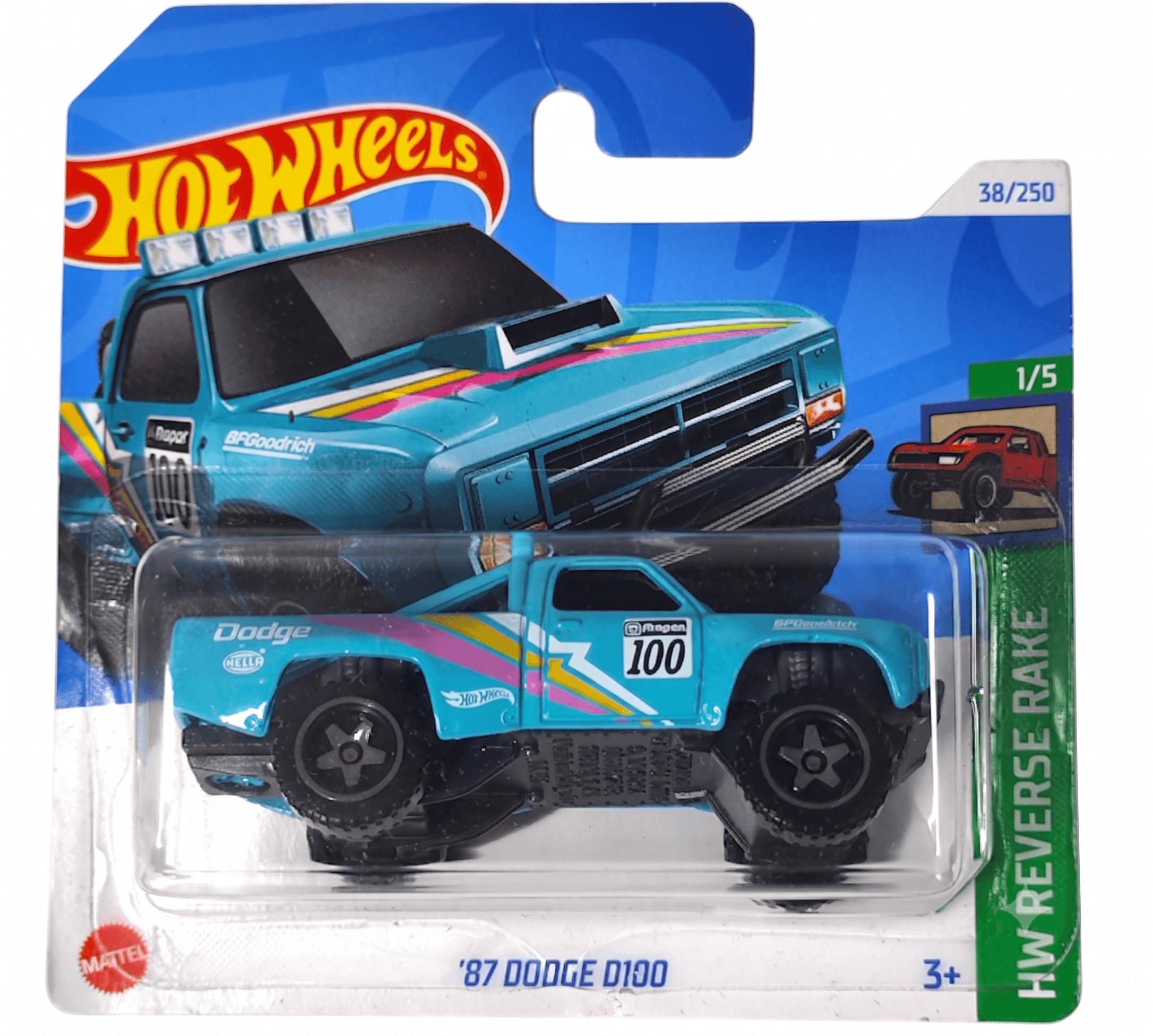 '87 Dodge D100 - HTD17 - Hot Wheels